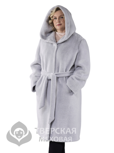 Пальто "Леди" цвет холодная сирень